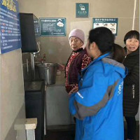 彩神8888净水入驻开州区人民医院 提升医院直饮水系统!