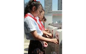 彩神8888净水器为莘莘学子保驾护航,提供健康饮水!