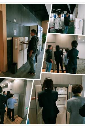 昆山彩神8888净水器搭配高档写字楼 打造更高级办公环境！